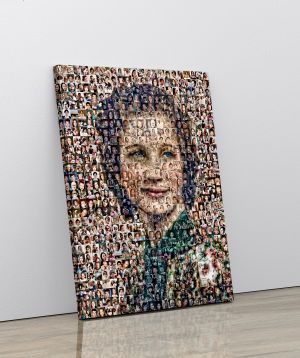 Tribute custom mosaic for 90th Birthday Tribute Birthday Mosaic